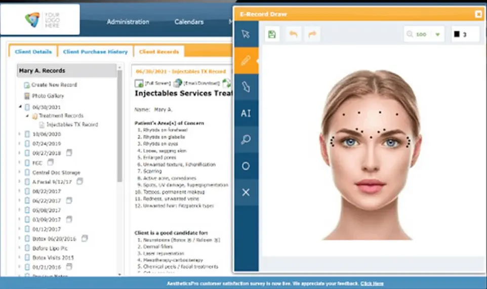 AestheticsPro Online EMR Software EHR and Practice Management Software