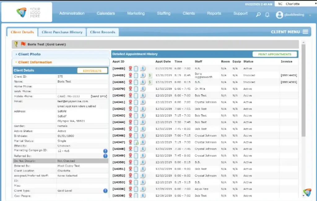 AestheticsPro Online EMR Software EHR and Practice Management Software