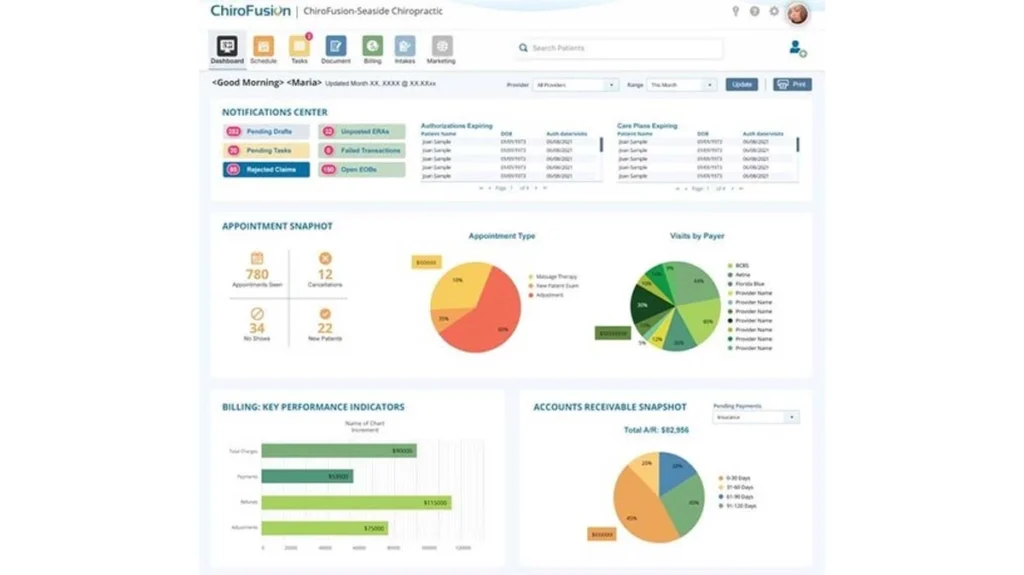 ChiroFusion EMR Software EHR and Practice Management Software