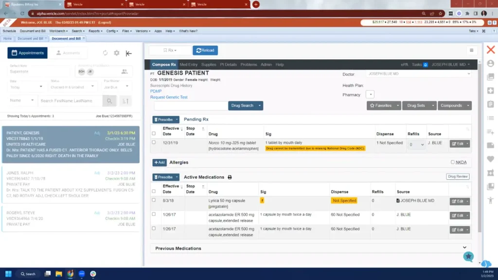 Genesis Chiropractic EMR Software EHR and Practice Management Software