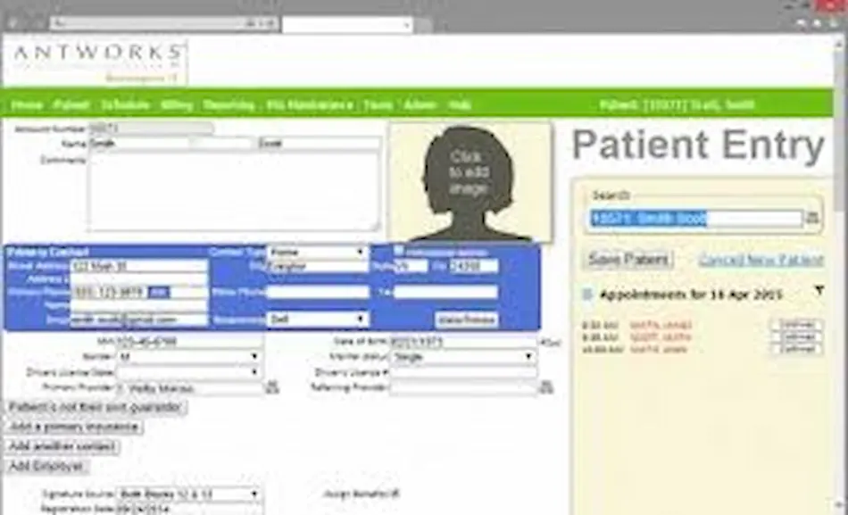Antworks Healthcare Software EHR and Practice Management Software