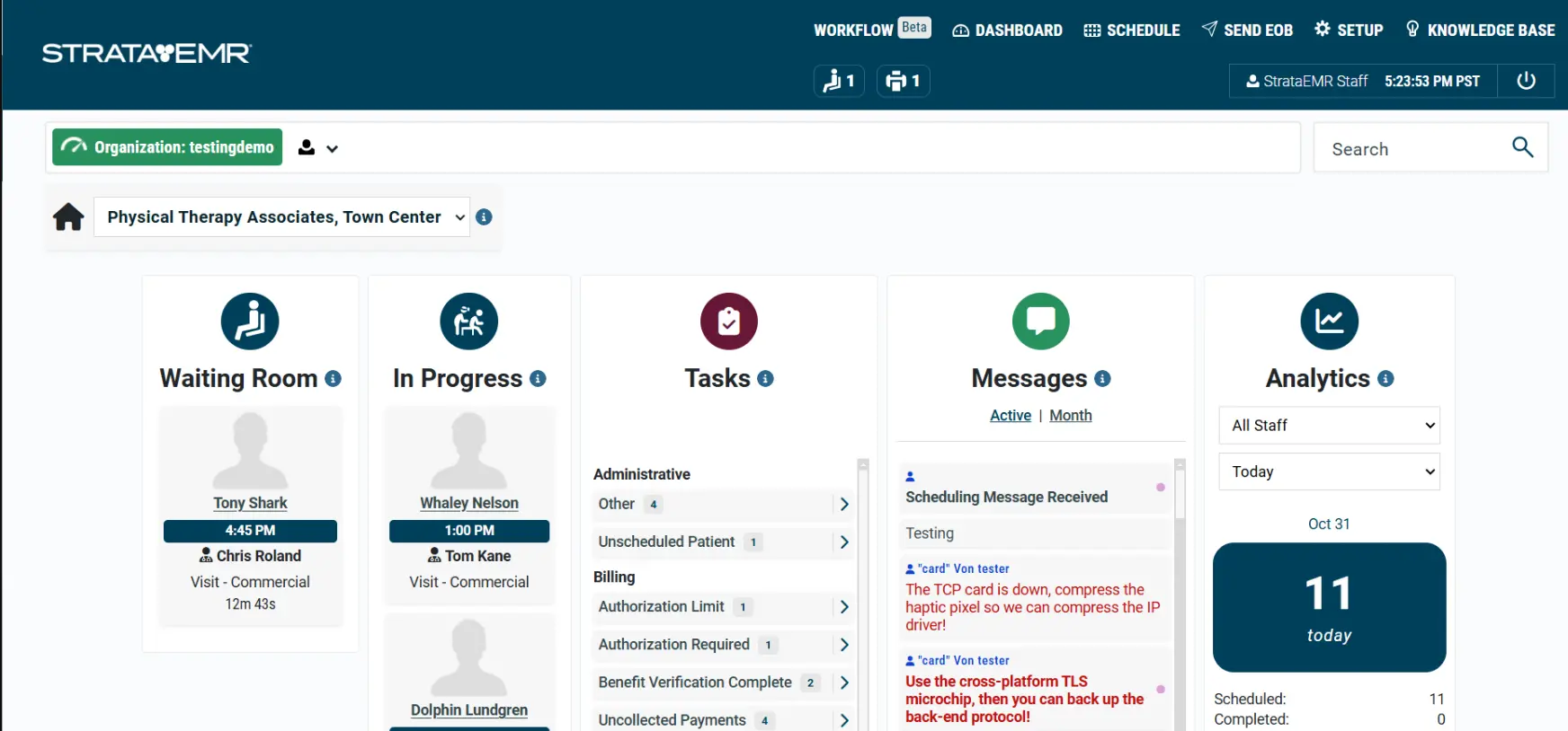 StrataPT EMR Software EHR and Practice Management Software