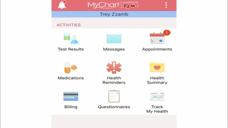 Epic MyChart Patient Portal Software Appointment Scheduling