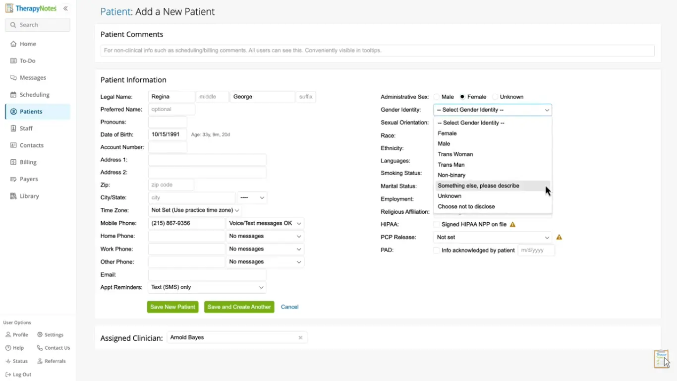 TherapyNotes EMR Software EHR and Practice Management Software