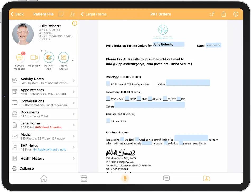 Symplast EHR Software EHR and Practice Management Software