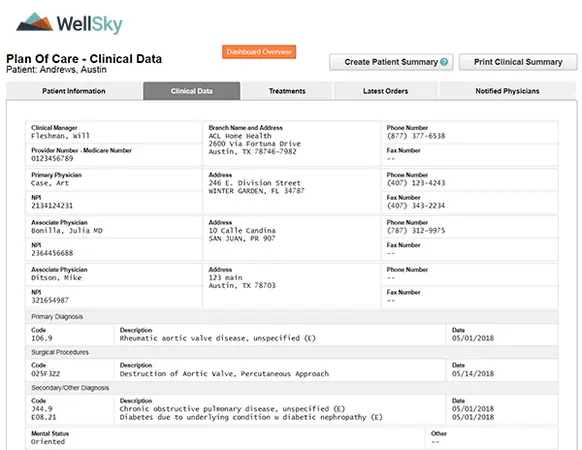 WellSky Home Health EMR Software EHR and Practice Management Software