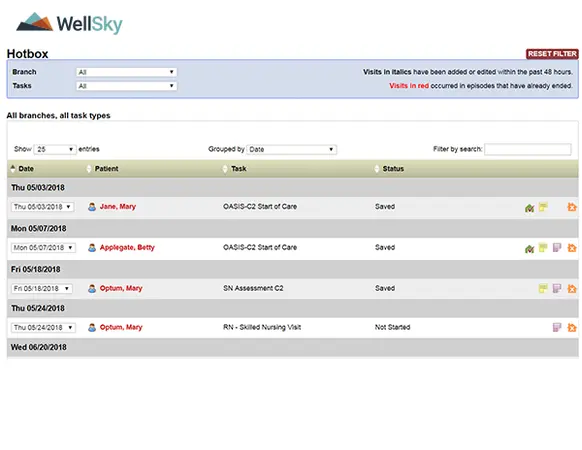 WellSky Home Health EMR Software EHR and Practice Management Software