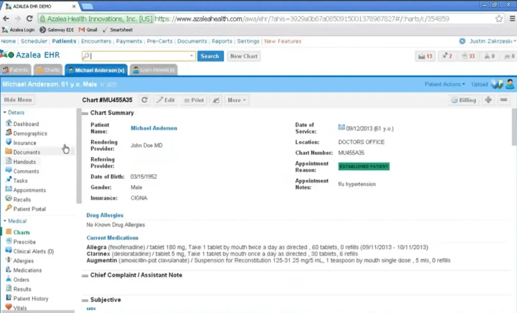 Azalea Health EHR Software EHR and Practice Management Software