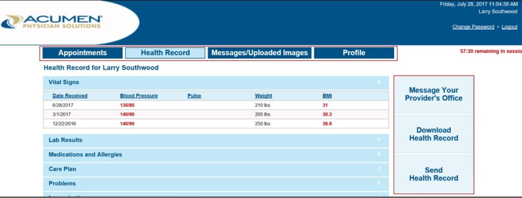 Acumen nEHR Software EHR and Practice Management Software
