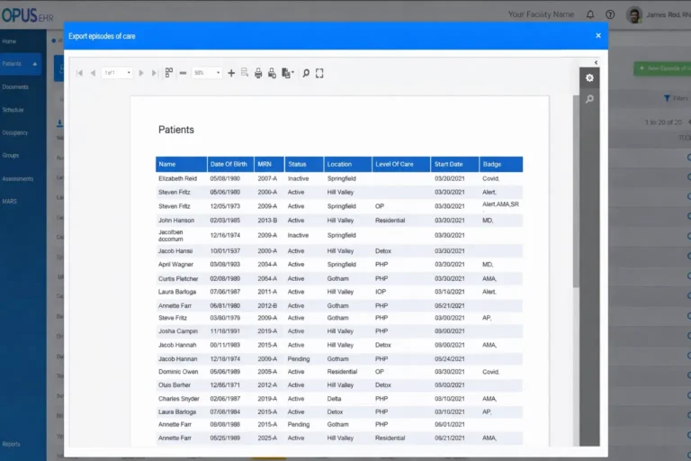 Opus Behavioral Health EHR Software & Practice Management Software