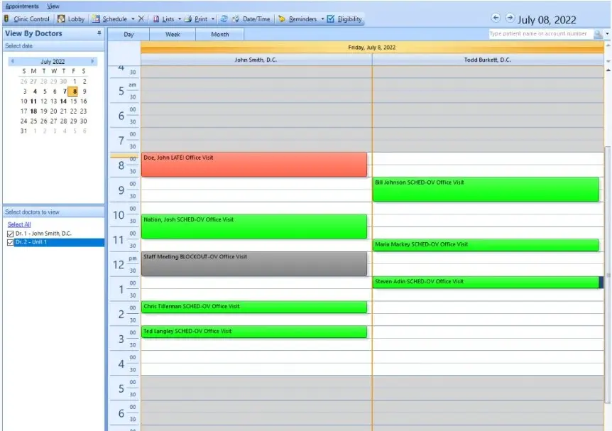 Chiro8000 Chiropractic Software EHR and Practice Management Software