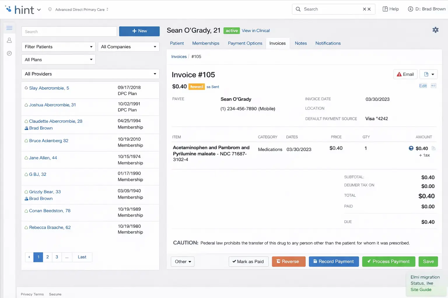 Hint Health EMR Software EHR and Practice Management Software