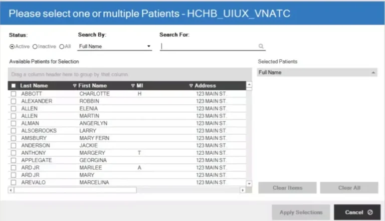 Homecare-Homebase-EHR-Software-Patient-Status-Demo