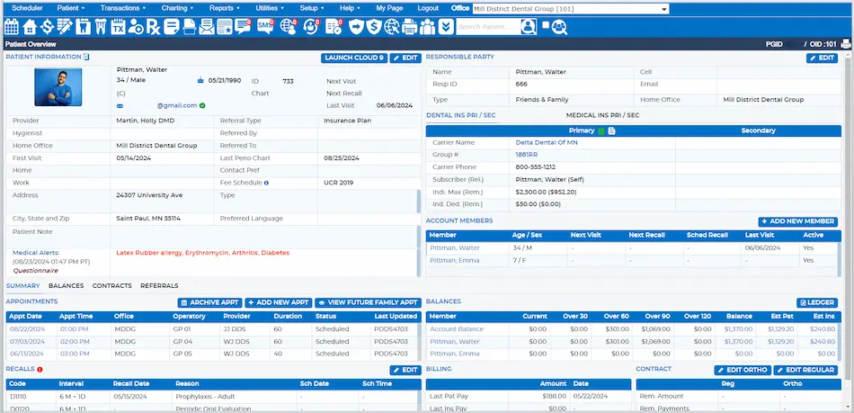 Denticon Practice Management Software EHR and Practice Management Software