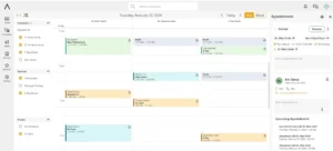 Atlas Chiropractic EMR Software schedule dashboard