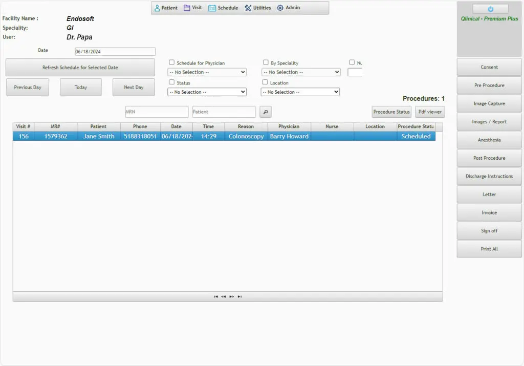 EndoVault - Endoscopy EHR & EMR Software EHR and Practice Management Software