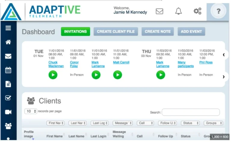 Adaptive-Telehealth-Healthcare-Practice-Management-Software-dashboard.