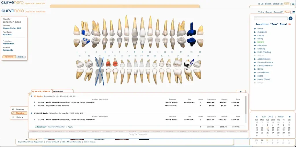 Curve Dental EMR Software EHR and Practice Management Software