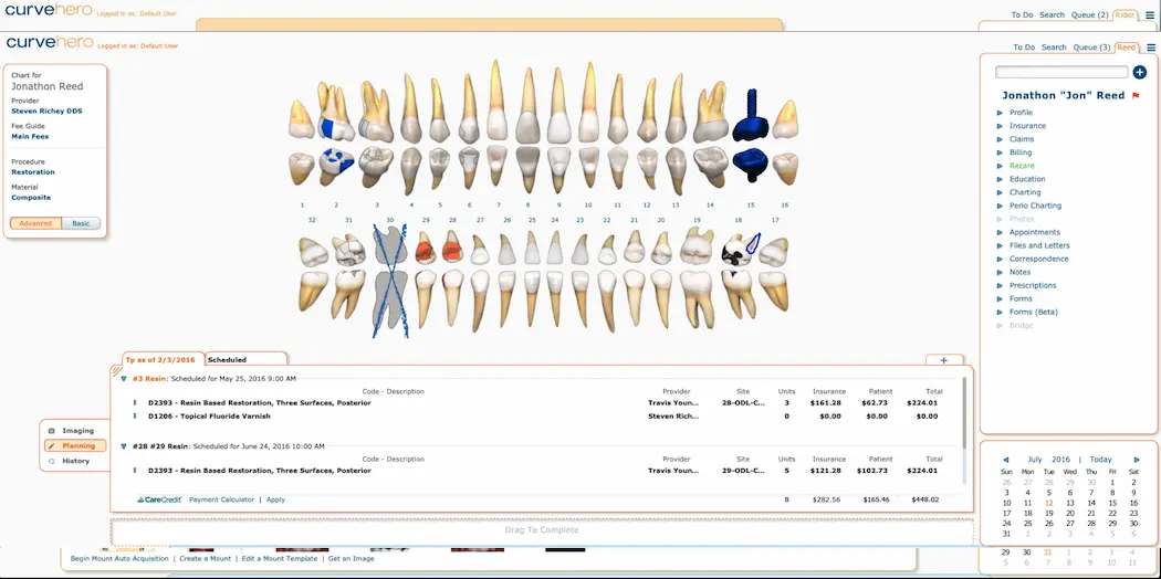 Curve Dental EMR Software EHR and Practice Management Software