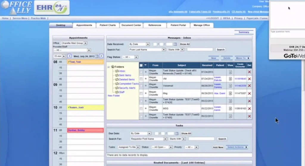 EHR 24-7 Software EHR and Practice Management Software