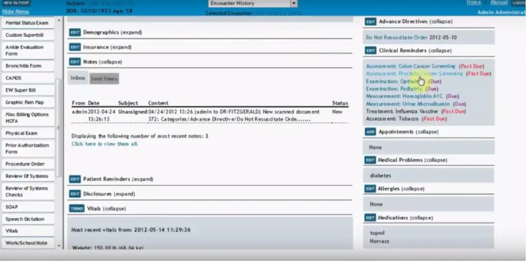 EncounterWorks EHR Software EHR and Practice Management Software