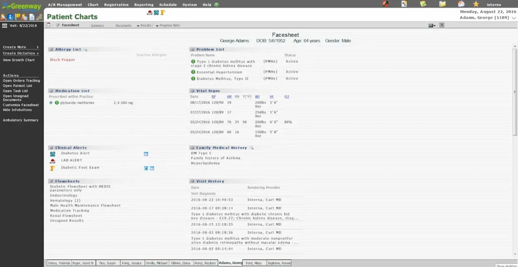 Greenway Health PrimeSUITE EHR Software EHR and Practice Management Software