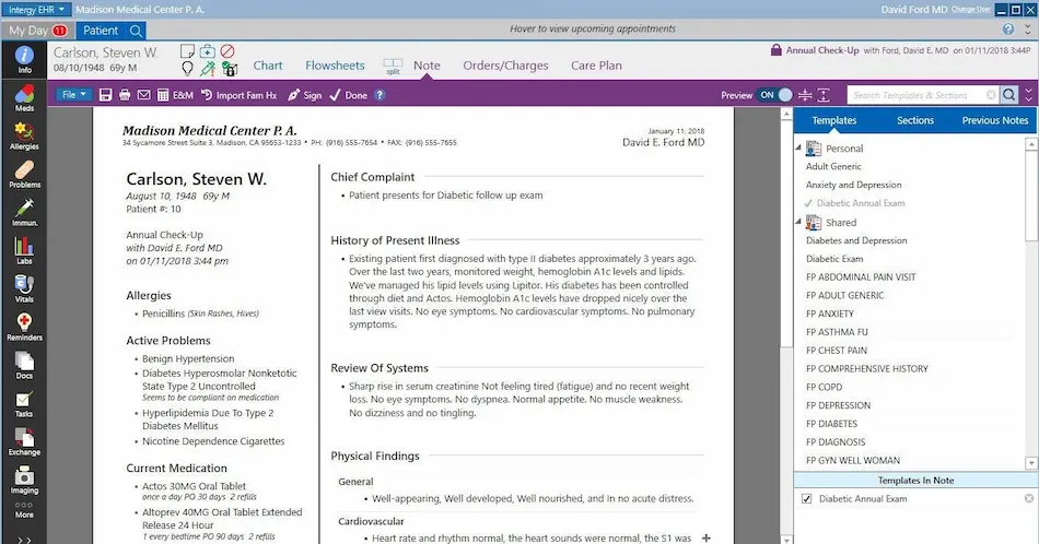 Intergy by Greenway Health EMR Software EHR and Practice Management Software