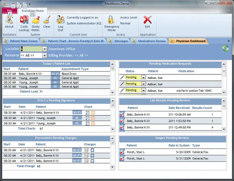 MedWorxs Evolution EMR Software EHR and Practice Management Software