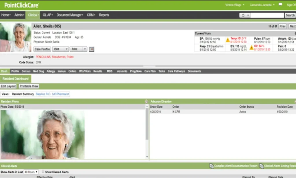 PointClickCare EMR Software EHR and Practice Management Software