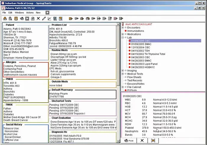 SpringChart EMR Software EHR and Practice Management Software