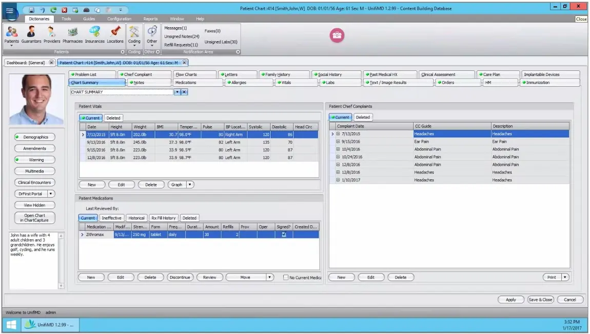 UnifiMD EHR Software EHR and Practice Management Software