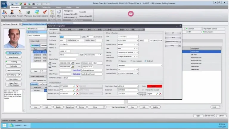 UnifiMD-EHR-Practice-Management-Software-Patient-Demographics
