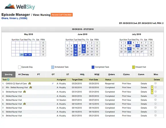 WellSky Home Health EMR Software EHR and Practice Management Software
