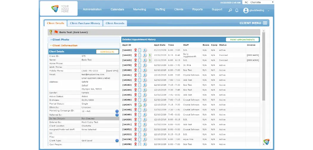 AestheticsPro Online EMR Software EHR and Practice Management Software